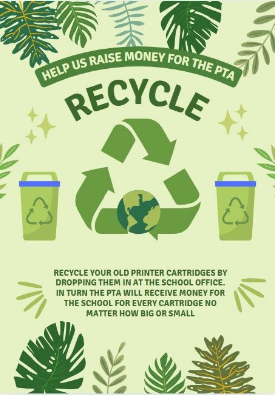 Cartridge recycling bin